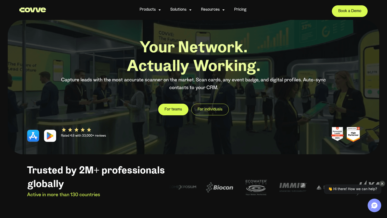 Covve as a top CRM for networking
