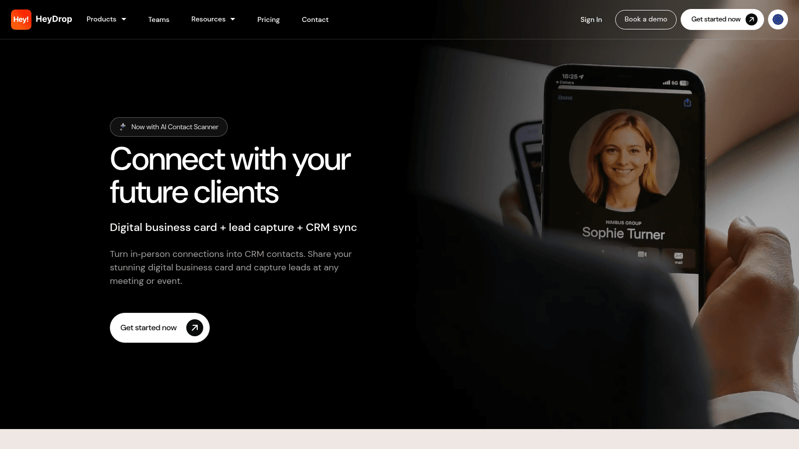 HeyDrop as a top CRM for networking